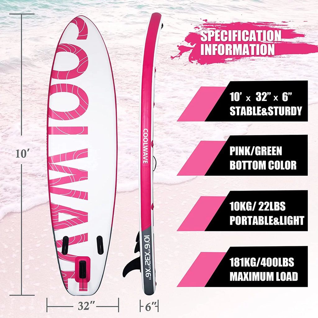 Pink Inflatable Paddle Board B951506