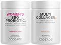 Multi Collagen Protein Capsules & Probiotics for Women, 90 Count, 60 Count G9554