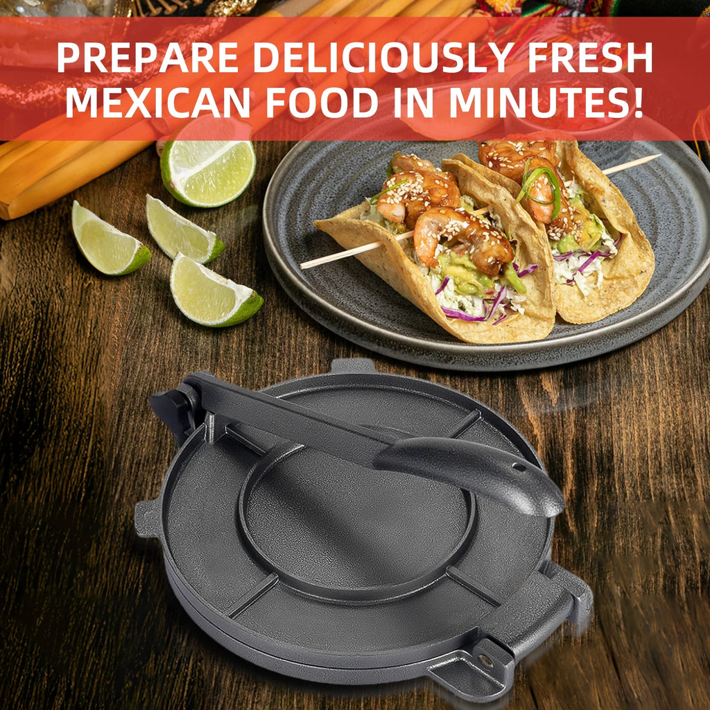 8-inch Heavy Duty Aluminum Tortilla Press U683