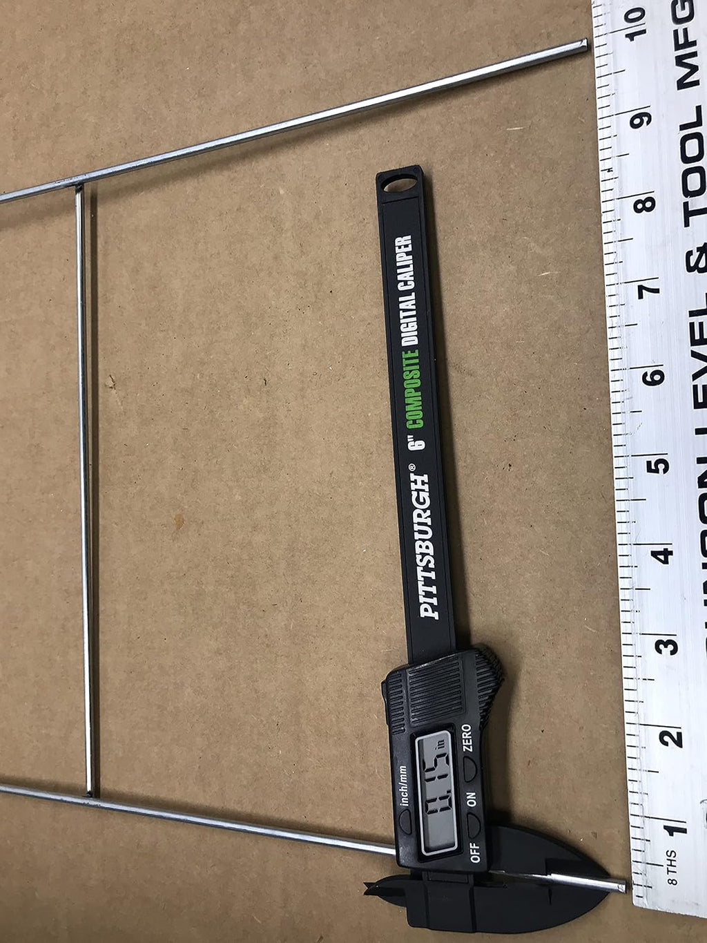 Wire Stake 10 x 24 Inch x 9 Gauge Galvanized Double H-Frame Sign Holder V209
