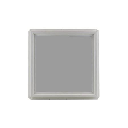 Square Window 24 inch x 24 inch Double Pane Tempered Low E Glass PVC Frame O695