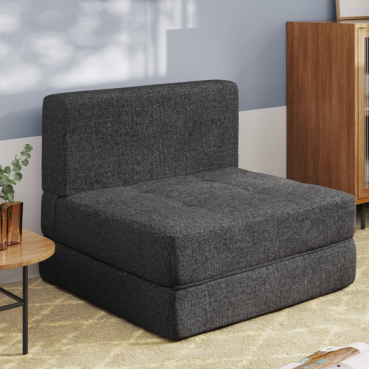 Light Gray Sleeper Sofa Bed N849