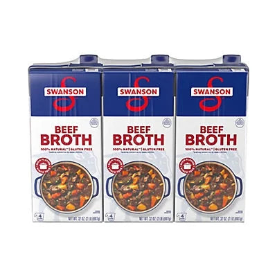 3 pk. 32 oz. Beef Broth Z8846