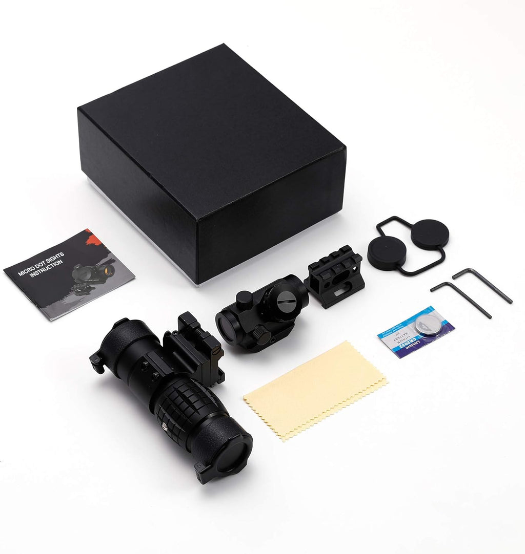 3-4 MOA Red Dot Sight with 3X Magnifier Combo N583259