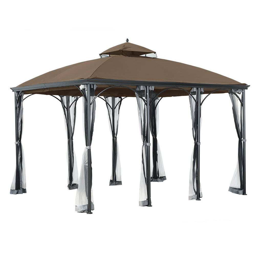 Nutmeg Replacement Canopy Top Cover for Somerset Gazebo G166386