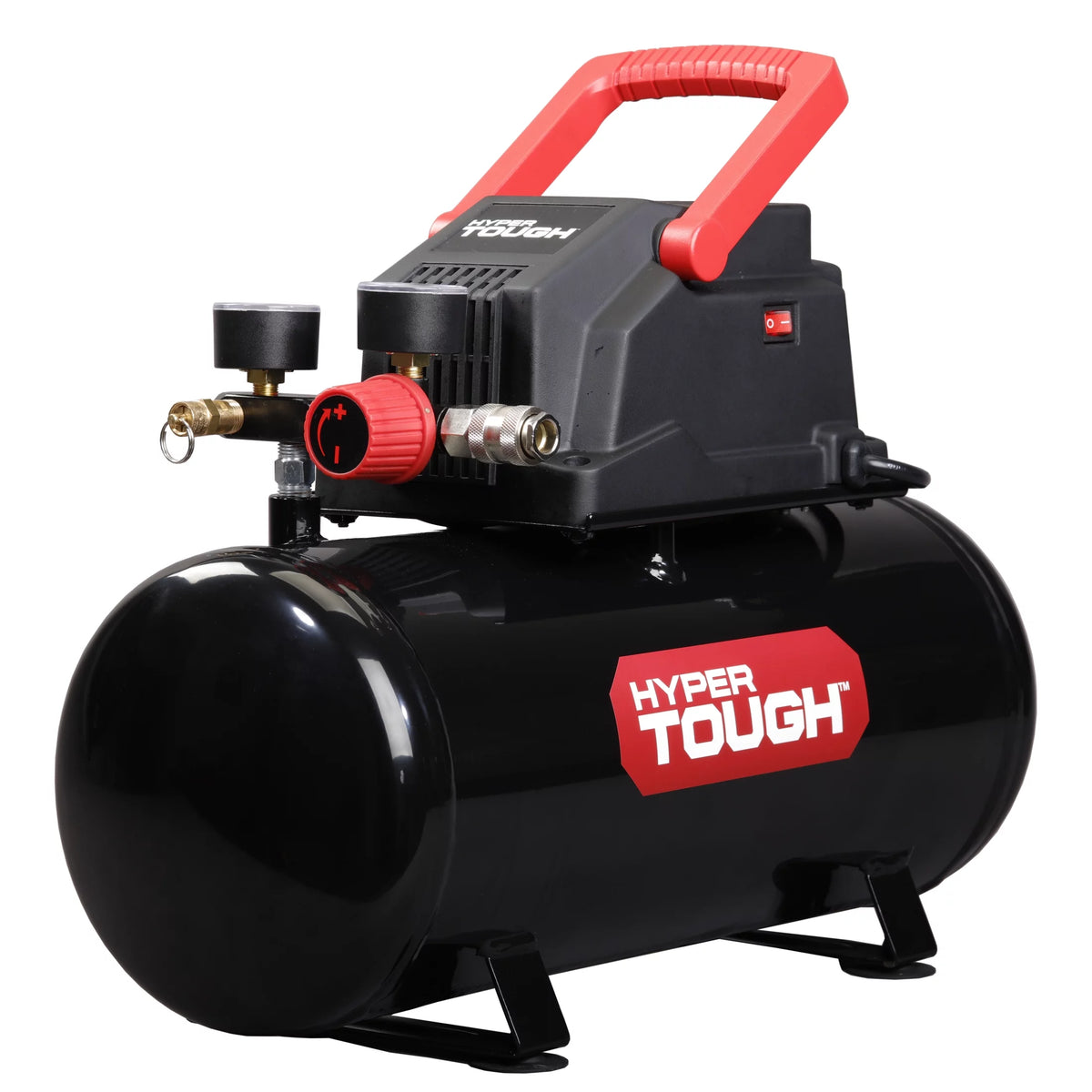 3 Gallon Oil-free Portable Air Compressor with Hose & Inflation Accessory Kit, 100 PSI L364625