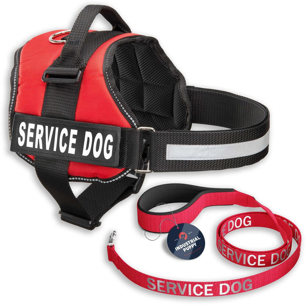 Service Dog Vest with Straps & Leash Set Q596