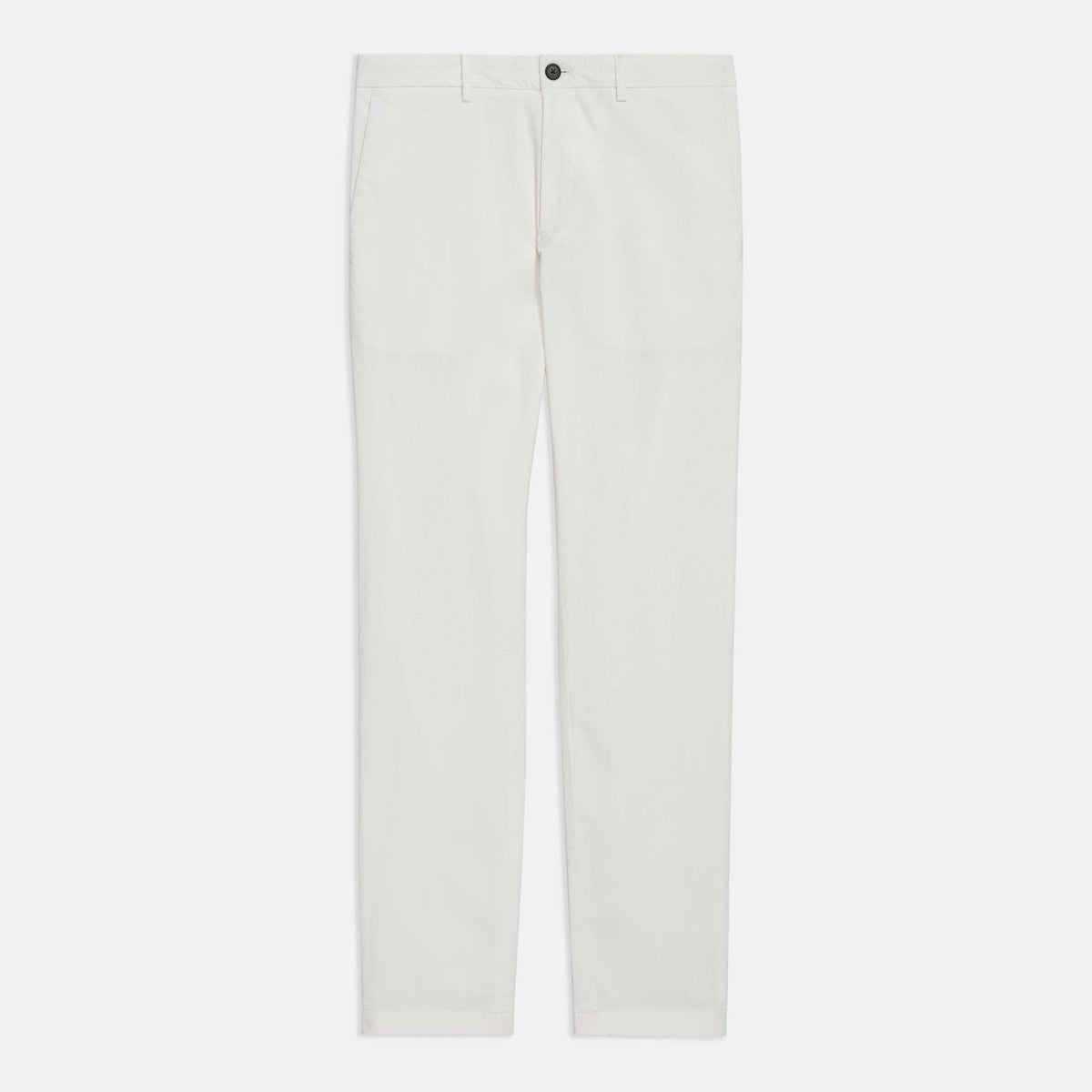 White Organic Cotton Pants F5248