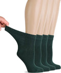 Super Soft Thin Bamboo Ankle Socks, 4 Pairs T403611