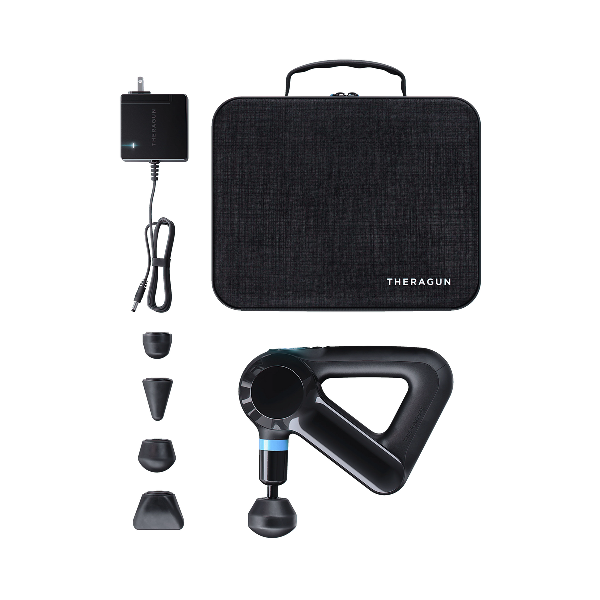 Black Handheld Percussive Massage Gun N88389
