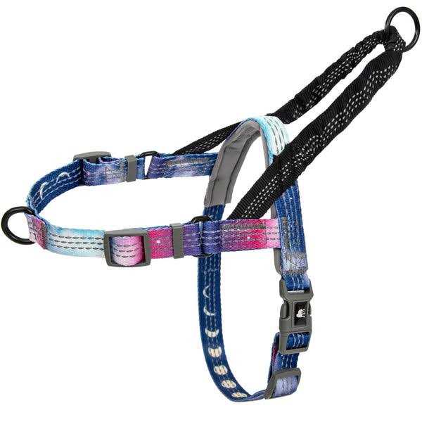 Reflective No Pull Dog Harness with Bungee Handle I56362