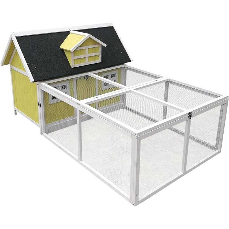 Outdoor Wooden Chicken Coop with Ramp G512