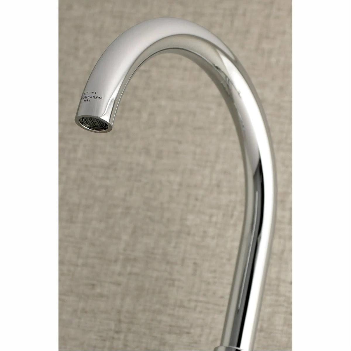 Brushed Nickel Adjustable Center Wall Mount Kitchen Faucet H21465