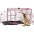42 inch Foldable Metal Dog Crate with 2 Doors R701470