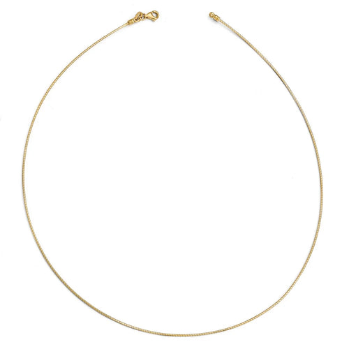 14kt Yellow Gold Omega Necklace H33318