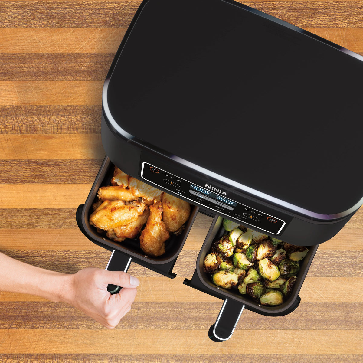 8-Quart 2-Basket Air Fryer K2371