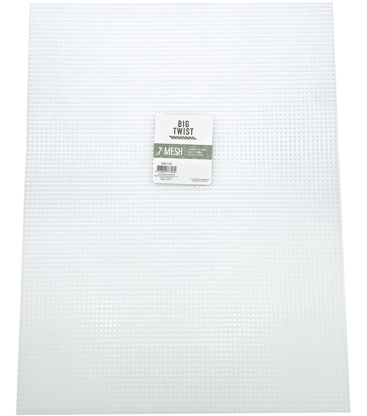 10.5 x 13.5 Stiff Clear 7 Plastic Mesh Embroidery Canvas M239