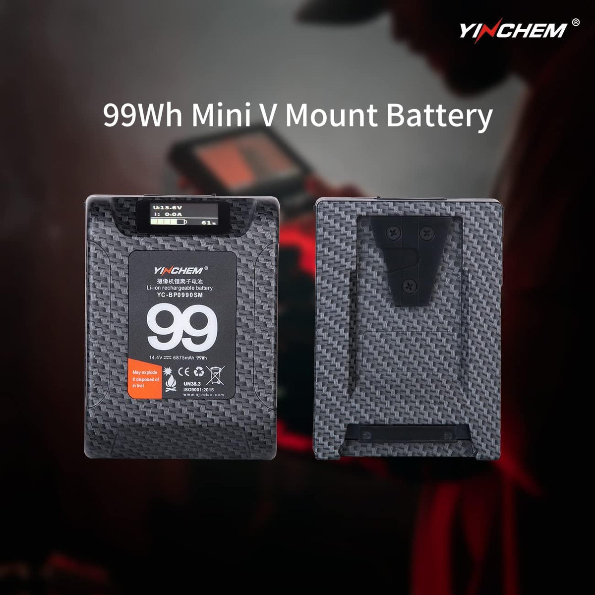 14.4V Mini Portable Lithium-ion Battery with LCD Screen K916