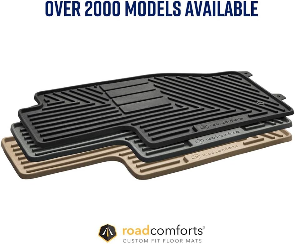 Custom Fit All Weather Floor Mats 4pcs Black Z652