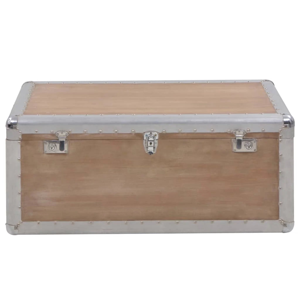Wooden Fir Storage Chest Trunk Y7660