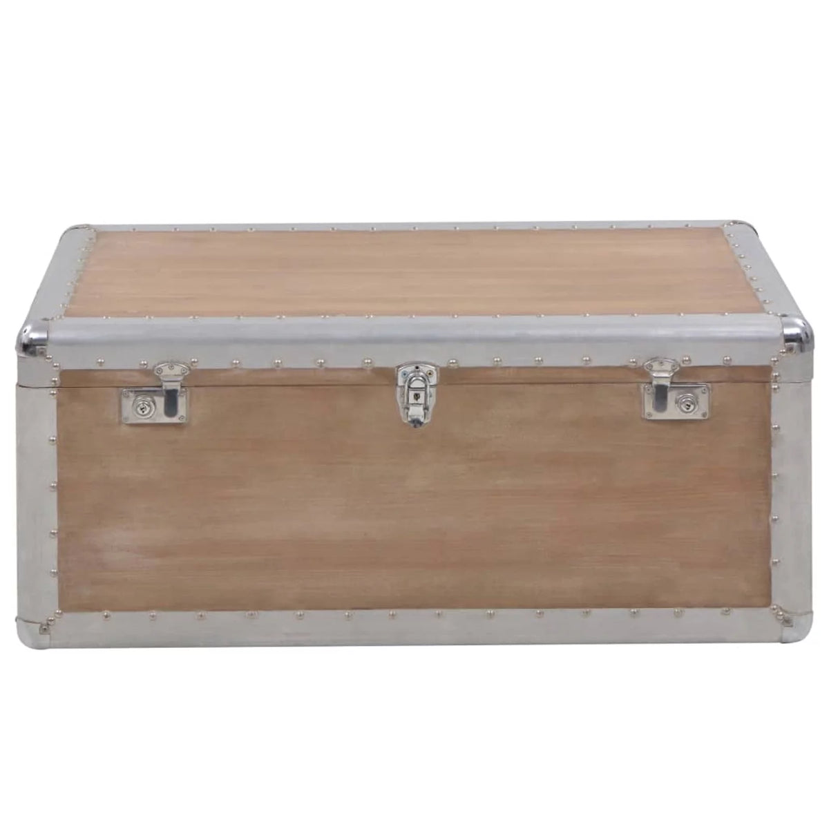 Wooden Fir Storage Chest Trunk Y7660