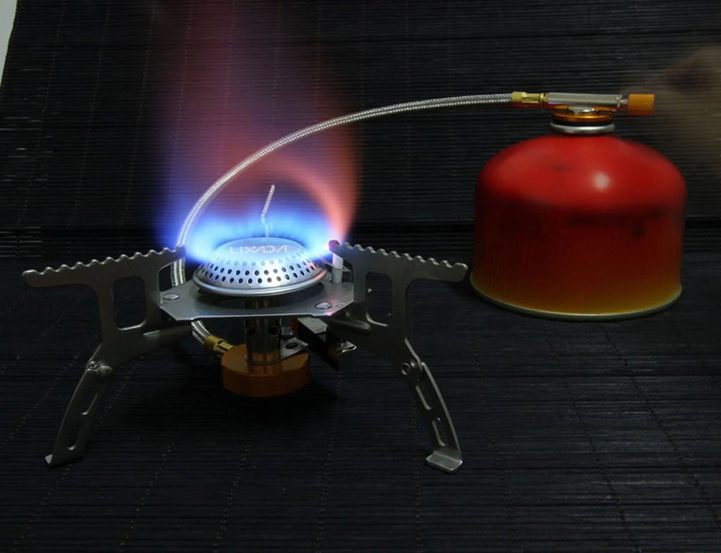 Camping Foldable Gas Set with Gas Conversion Head Adapter F50729
