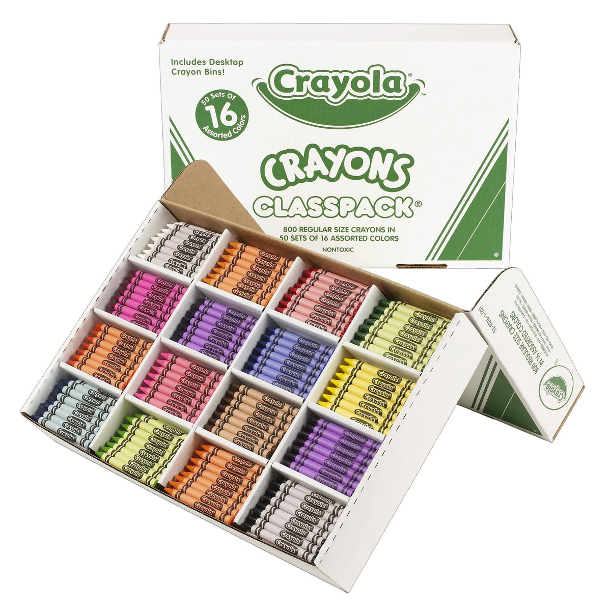16 pack 50 count each Regular Crayons G90877