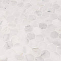 Calacatta Cressa Hex Honed Marble Mosaic Tile C9985
