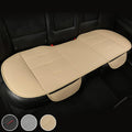 Gray PU Leather Rear Seat Cover 52.4x19.7inch X622519