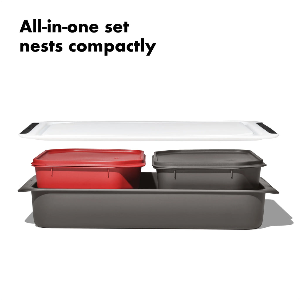 Grilling Prep & Food Storage Carry System M378677