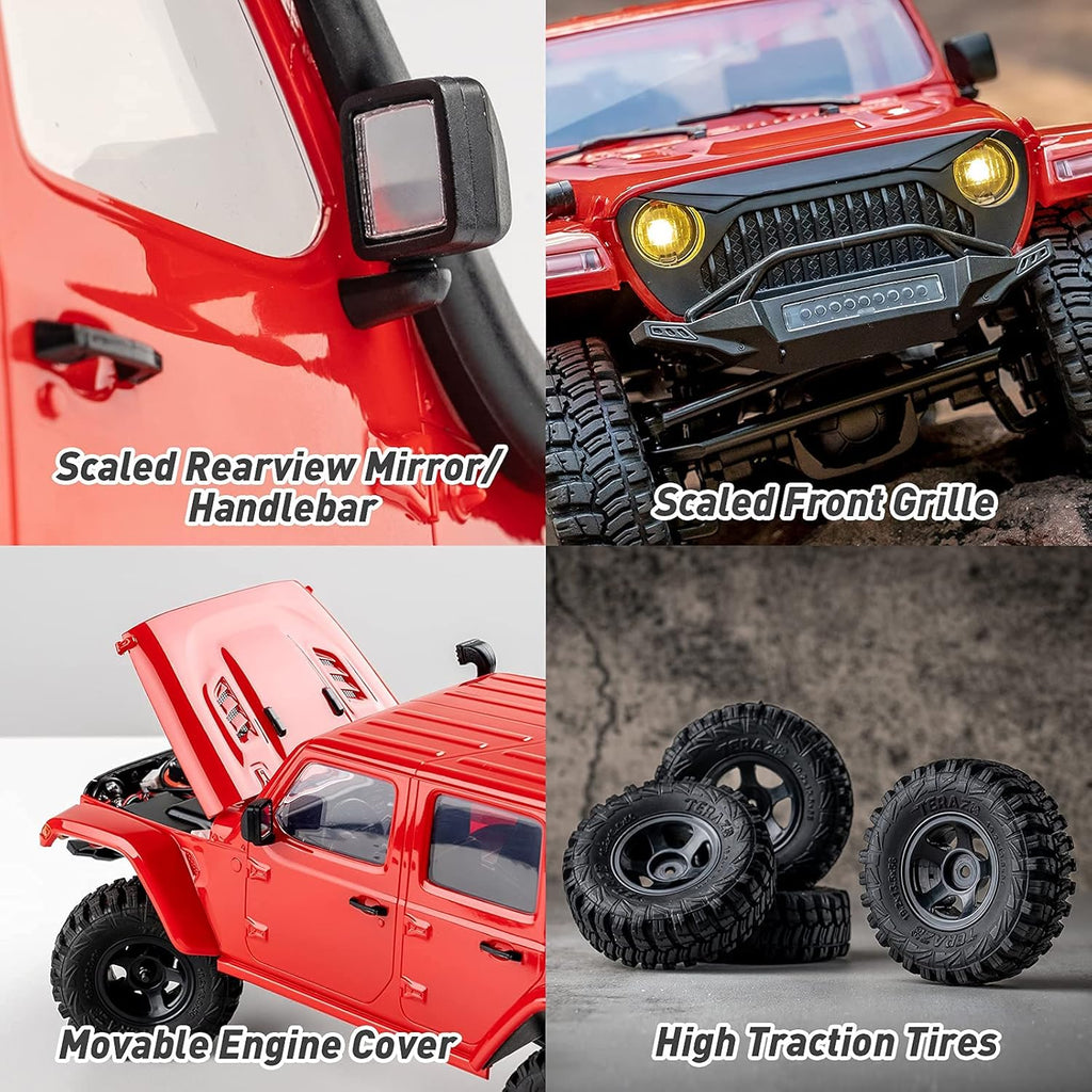 1/18 Scale RC Crawler Off Road Truck with Battery Charger V401