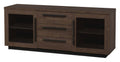 Aged Walnut TV Console C417