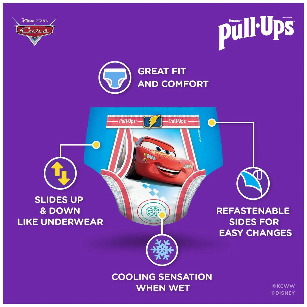 Pull-Ups Boys' Cool & Learn Training Pants, 4T-5T, 74 Ct A655662