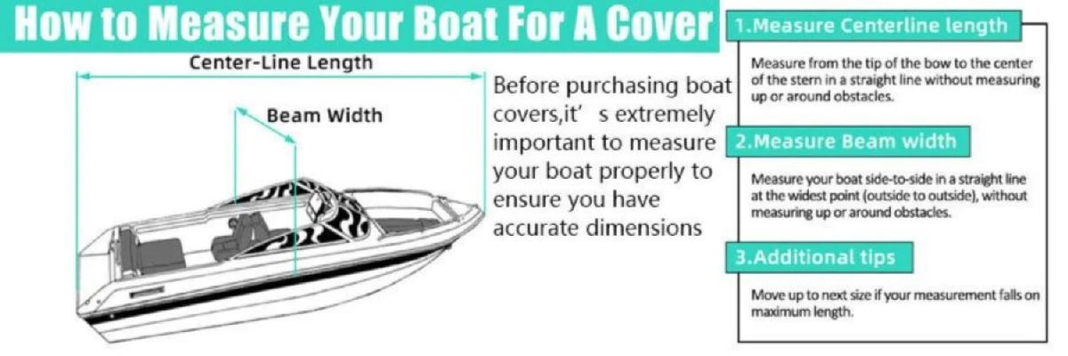 Green Waterproof Heavy Duty Boat Cover 11ft-13ft L451917