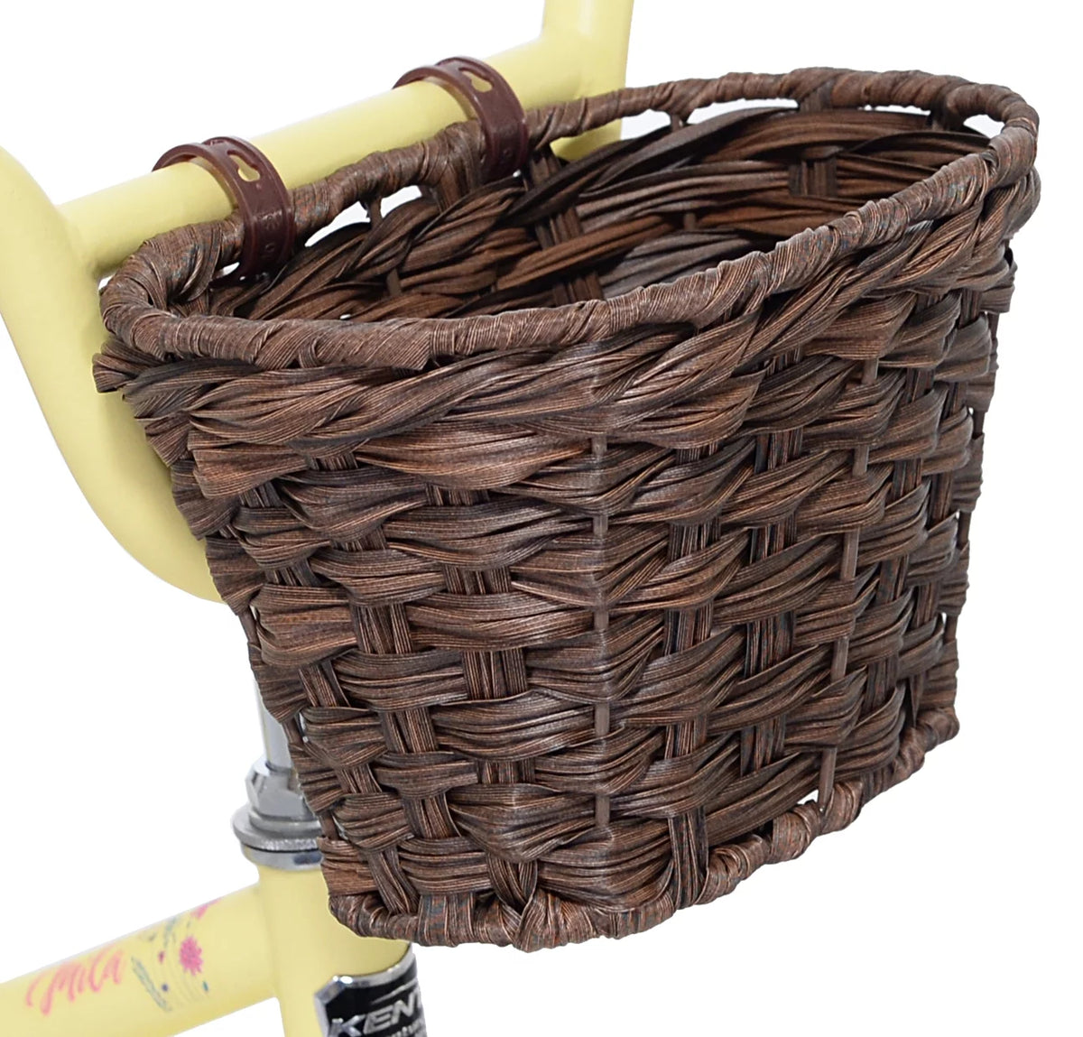 12 in. Pink Child Bicycle with Front Basket I18907