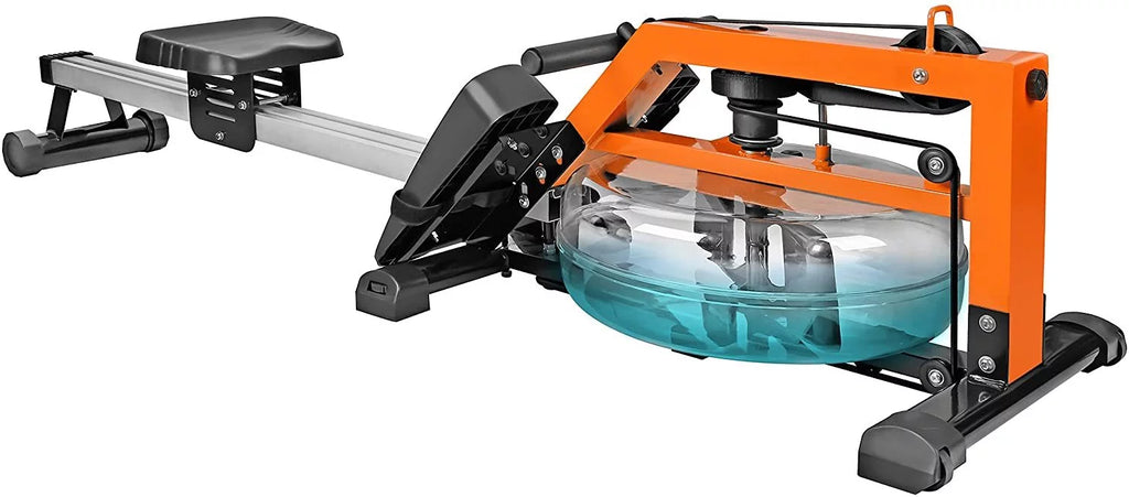 Adjustable Water Rowing Machine with LCD Monitor W381