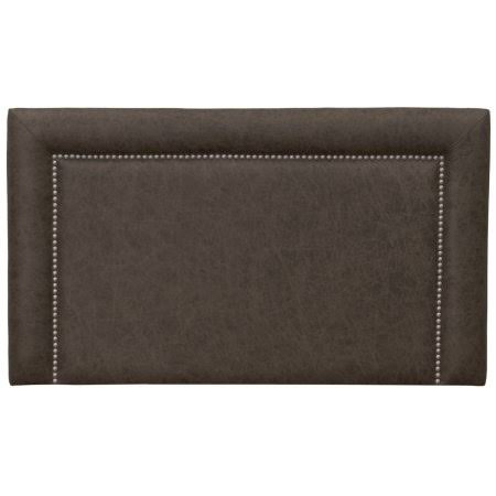 Gray Leather Headboard - Twin Z256445