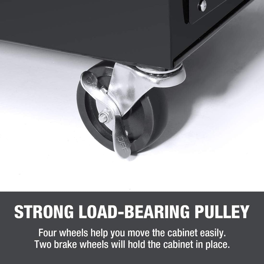5-Drawer Rolling Tool Chest with Sliding Metal Drawer G23029