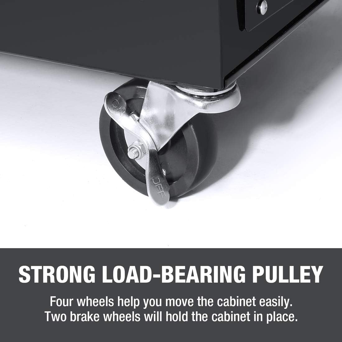 5-Drawer Rolling Tool Chest with Sliding Metal Drawer G23029