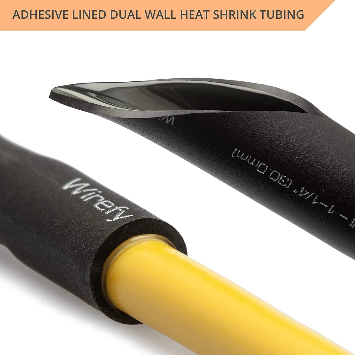 1/8" Black Heat Shrink Tubing 50 Feet Roll C64053