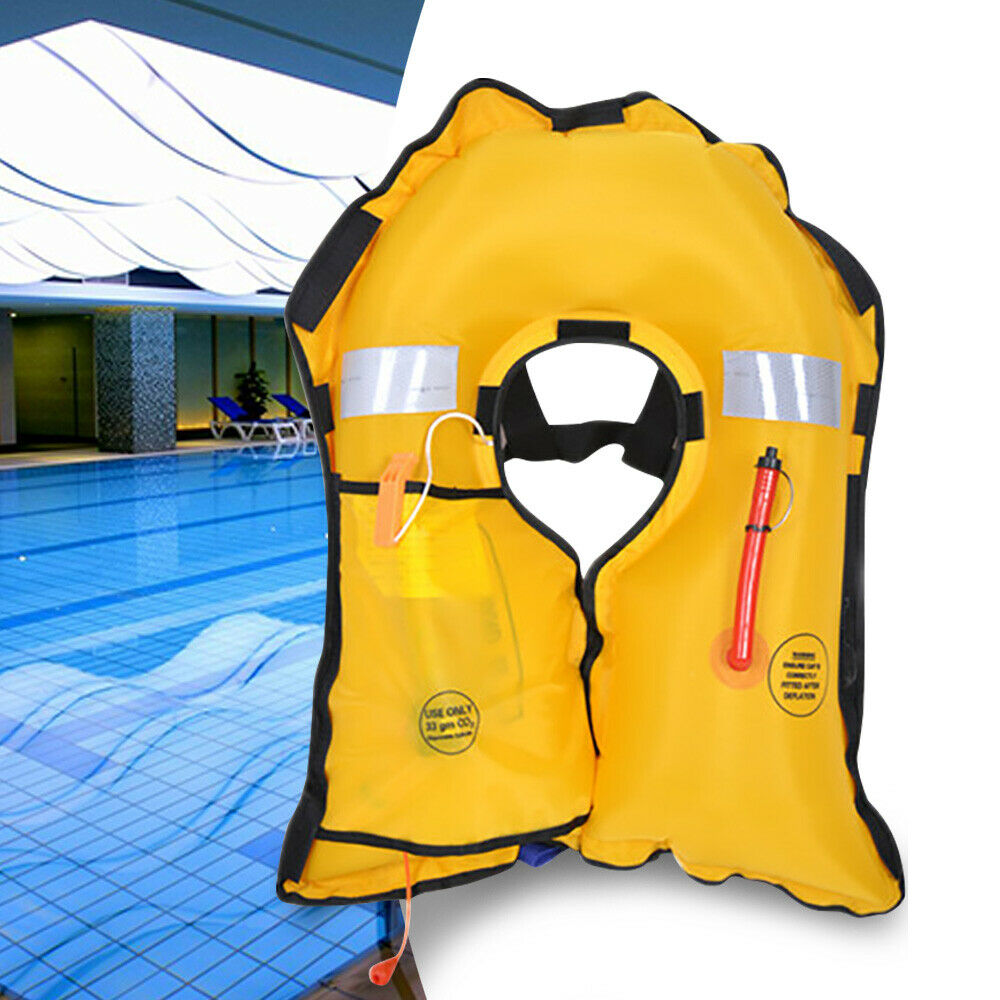 Adult Manual/Automatic CO2 Inflatable Life Jacket Vest PFD S716648