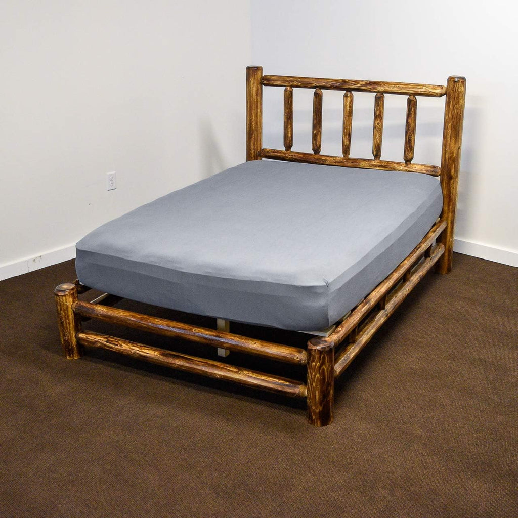 Queen Solid Wood Platform Bed X36645