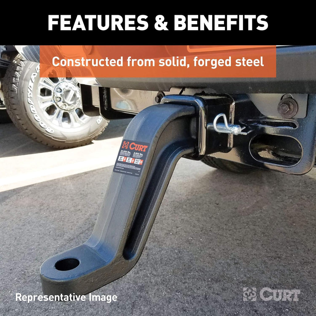 Forged Trailer Hitch Ball Mount for 3-Inch Receiver, 21,000 lbs O97889