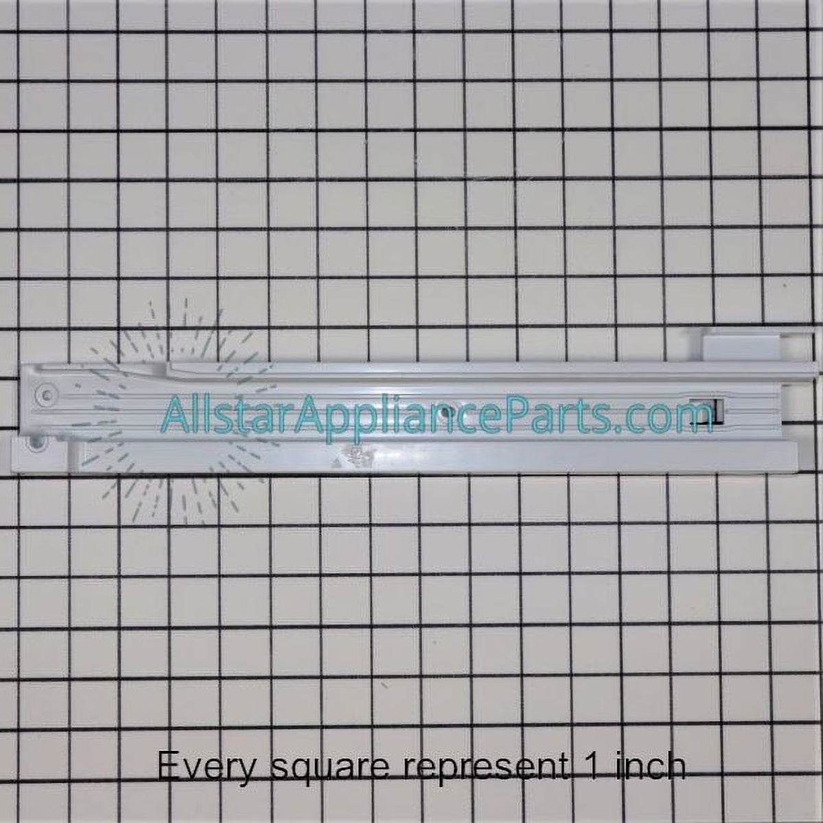 Refrigerator Drawer Slide Rail Left D8487