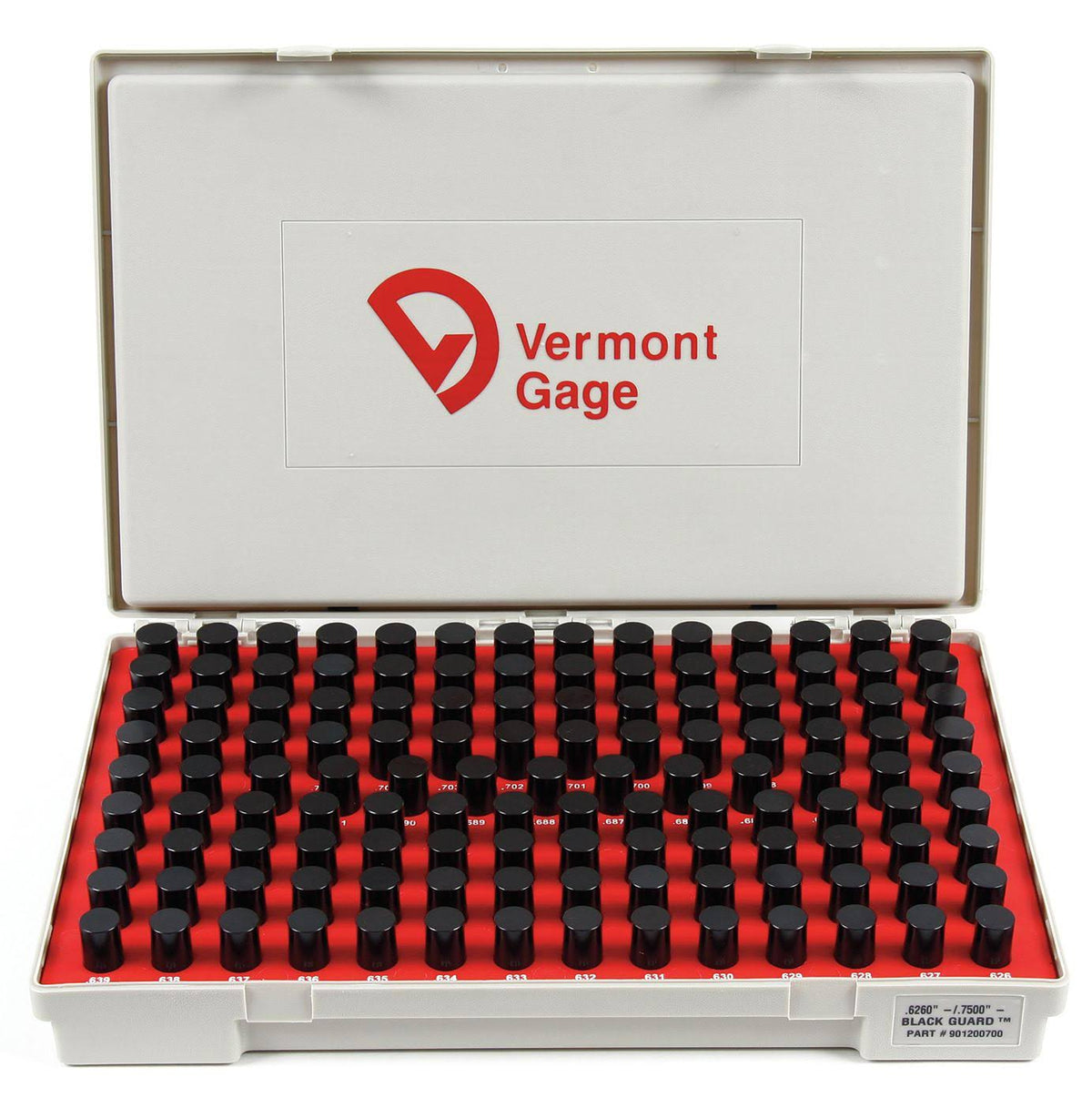 Pin Gage Set 0.626-0.750 in Black O395632