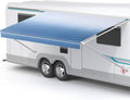 RV Awning Fabric Replacement Waterproof Vinyl Shade Screen - 19' (Fabric 18'2) S814