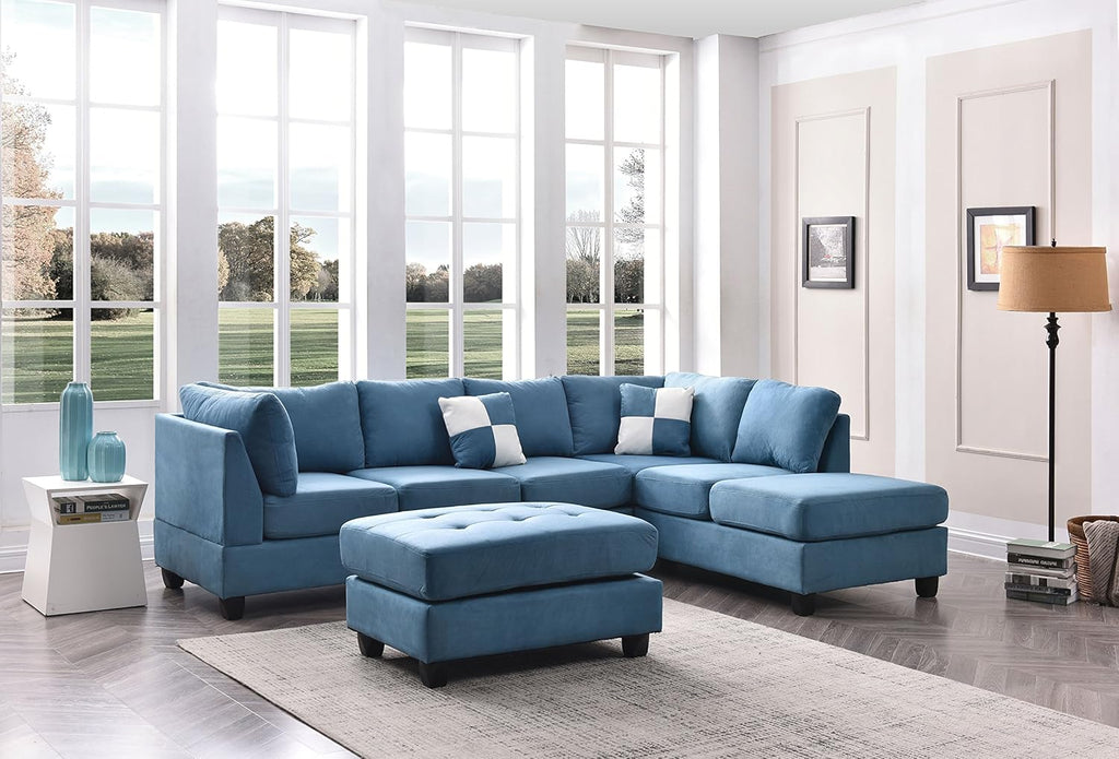 White Sectional G324958