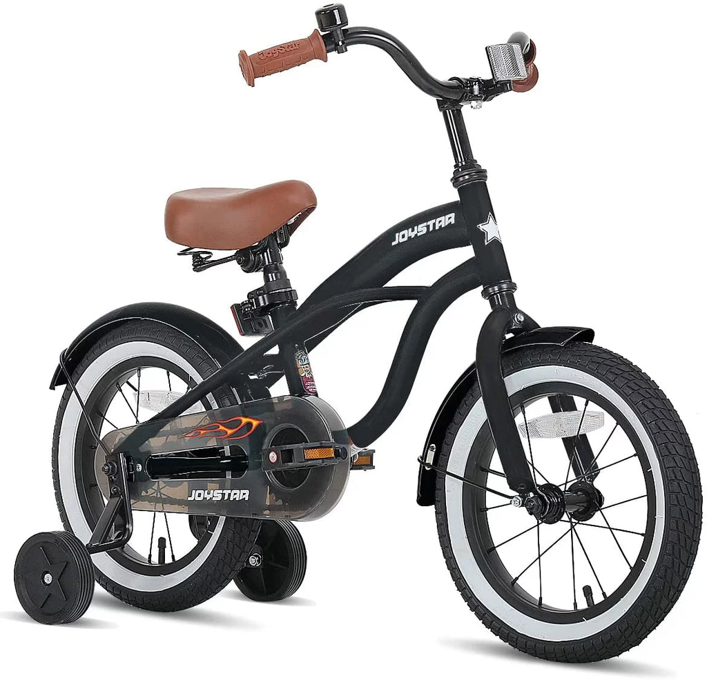 12 14 16 Kids Cruiser Bike with Training Wheels, Green Z461