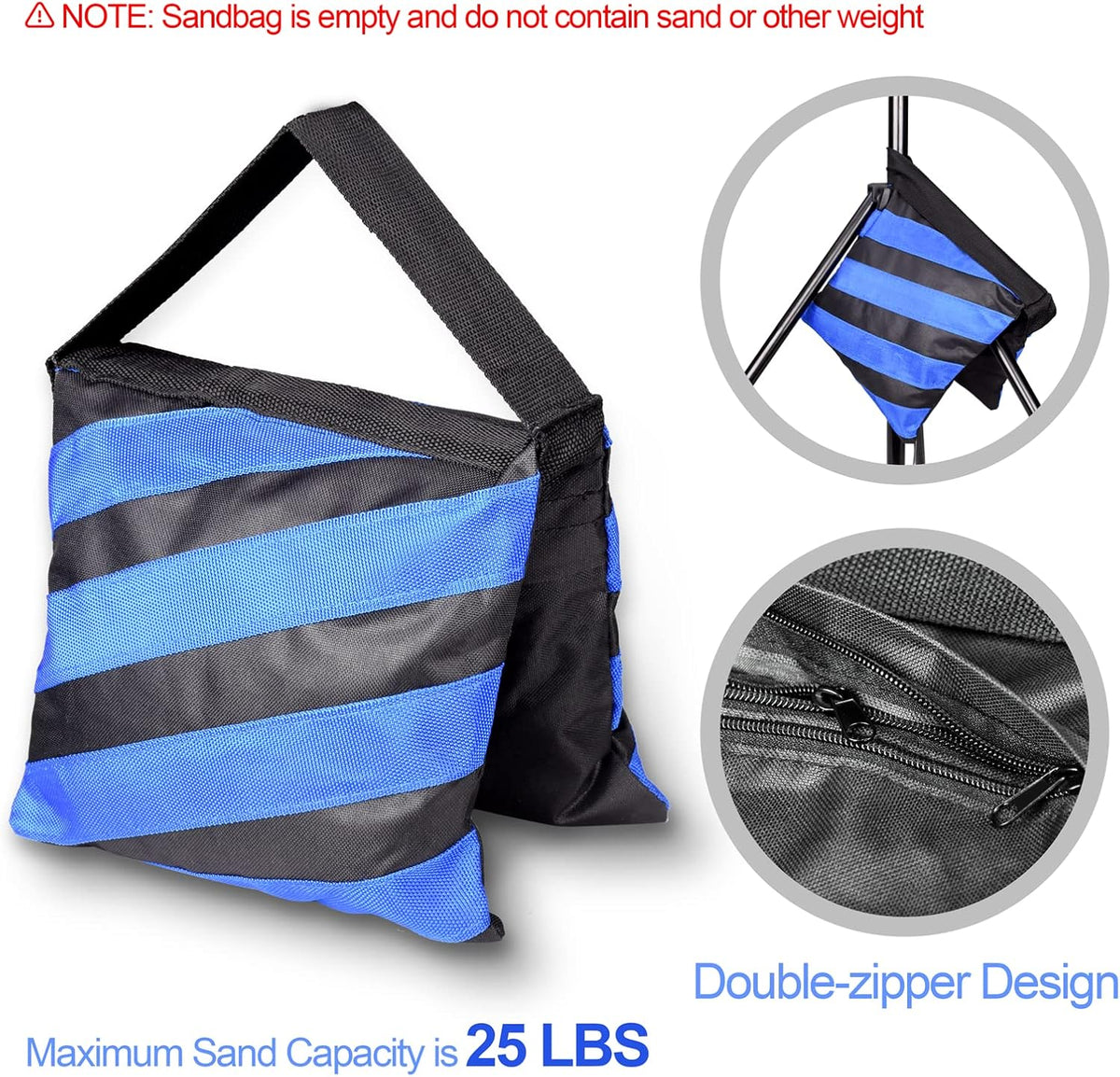 7×10ft Adjustable Photography Backdrop Stand Kit with Polyester Background, Spring Clamps and Carry Bag S687