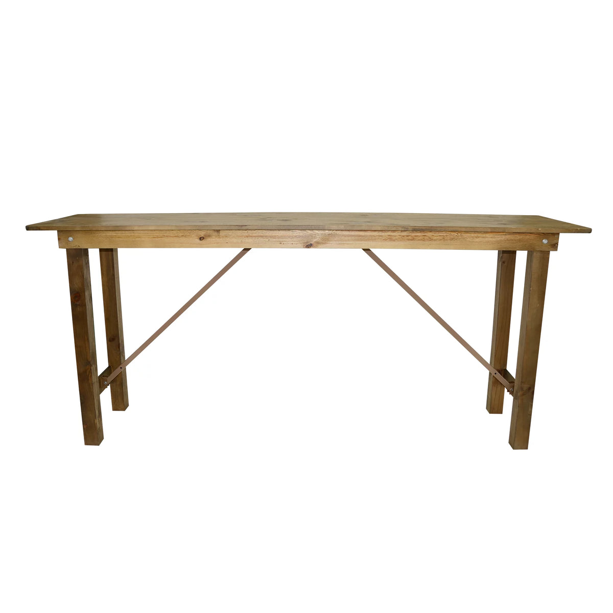 Pine Wood Farm Bar Height Folding Table R193